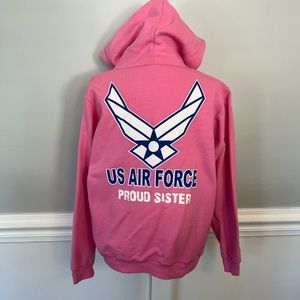 US Air Force Proud Sister Hooded Sweater